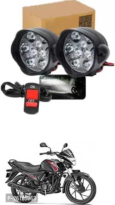 E-Shoppe 9 Led Fog Light For Suzuki Sling Shot-thumb0