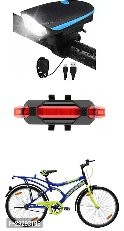 Cycle USB Rechargeable Front Cycle Light Back Tail Light-thumb0