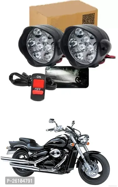 E-Shoppe 9 Led Fog Light For Suzuki Intruder M800