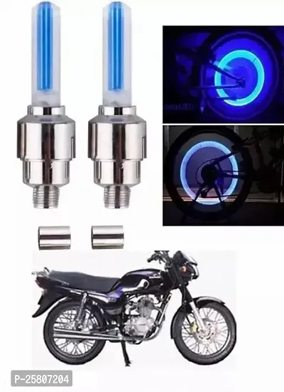 Bike Tyre Light Magic Light Bike Fancy Light (Pack Of 2) For Bajaj Caliber-thumb0