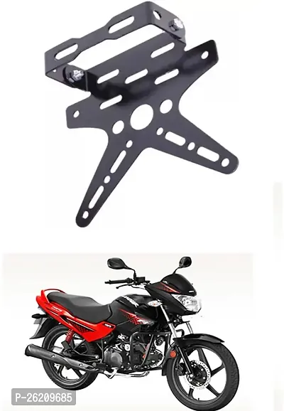 E-Shoppe Rear Number Plate Stay Small Tail Tidy Visor For Hero Glamour Programmed FI