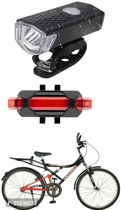 New Cycle Horn with USB Rechargeable Cycle Red Tail Light For Primo Dshox 26T Cycle-thumb0