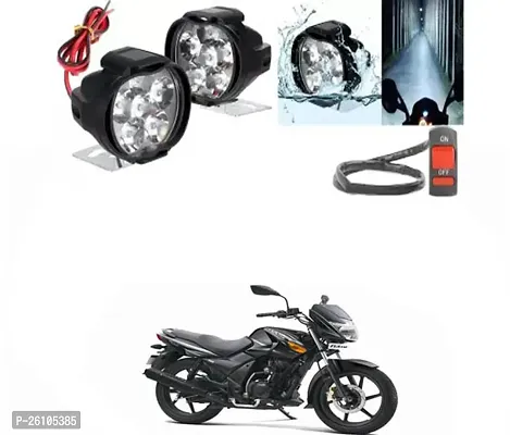 E-Shoppe 6 Led Fog Light For TVS Flame DS 125