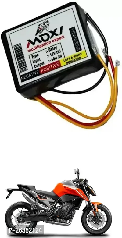 E-Shoppe Front Rear Hazard Relay Flasher Indicator Light for KTM 500