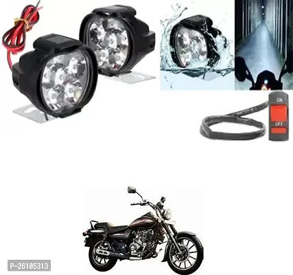 E-Shoppe 6 Led Fog Light For Bajaj Avenger 220 Street