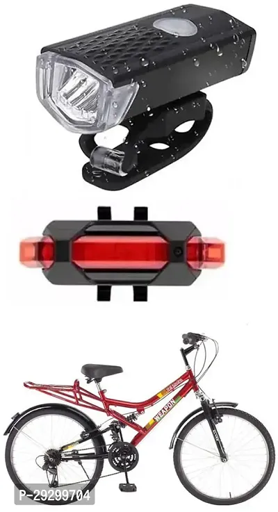 New Cycle Horn with USB Rechargeable Cycle Red Tail Light For Weapon Dshox 24T Multispeed Cycle