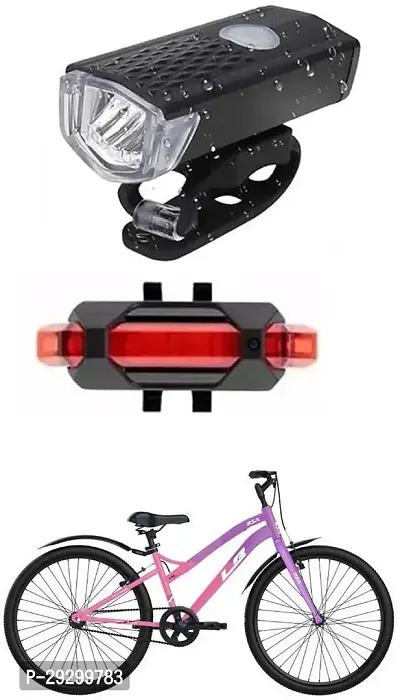 New Cycle Horn with USB Rechargeable Cycle Red Tail Light For LB Valerie Cycle-thumb0