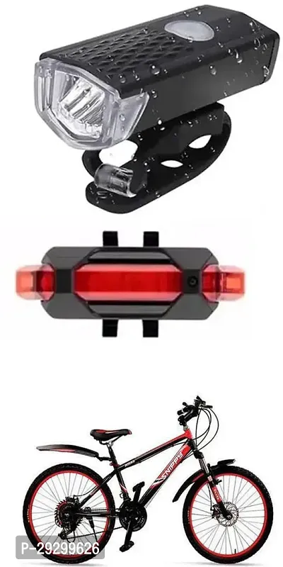 New Cycle Horn with USB Rechargeable Cycle Red Tail Light For Might Fshox 24T Cycle-thumb0