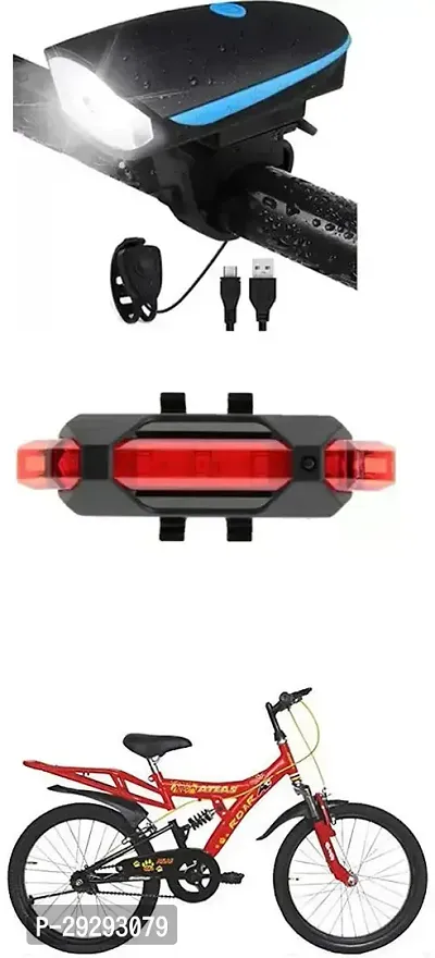 Cycle USB Rechargeable Front Cycle Light Back Tail Light-thumb0