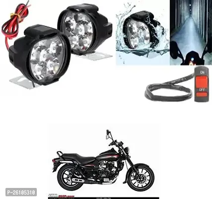 E-Shoppe 6 Led Fog Light For Bajaj Avenger 150 Street-thumb0