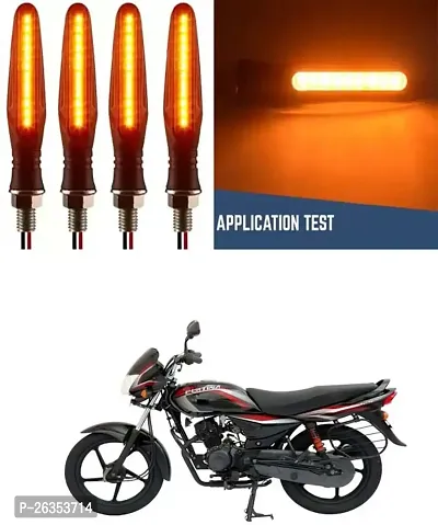 E-Shoppe High Quality Bike Yellow Indicator Light For Bajaj Platina 125-thumb0