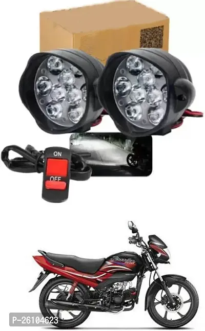 E-Shoppe 9 Led Fog Light For Hero Passion Pro