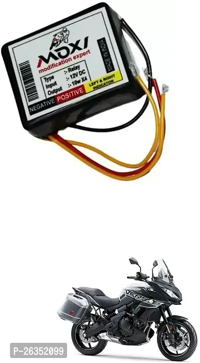 E-Shoppe Front Rear Hazard Relay Flasher Indicator Light for Kawasaki Versys 650-thumb0