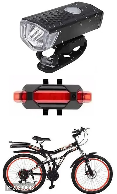 New Cycle Horn with USB Rechargeable Cycle Red Tail Light For Rapid Plus 26T Cycle