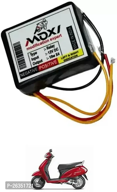 E-Shoppe Front Rear Hazard Relay Flasher Indicator Light for Honda Activa i