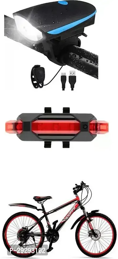 Cycle USB Rechargeable Front Cycle Light Back Tail Light