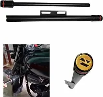 E-Shoppe Stylish Heavy Single Rod Open Leg Guard For Bajaj Pulsar 150-thumb1