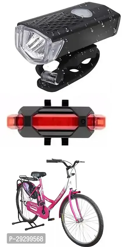 New Cycle Horn with USB Rechargeable Cycle Red Tail Light For Elie 26T Cycle