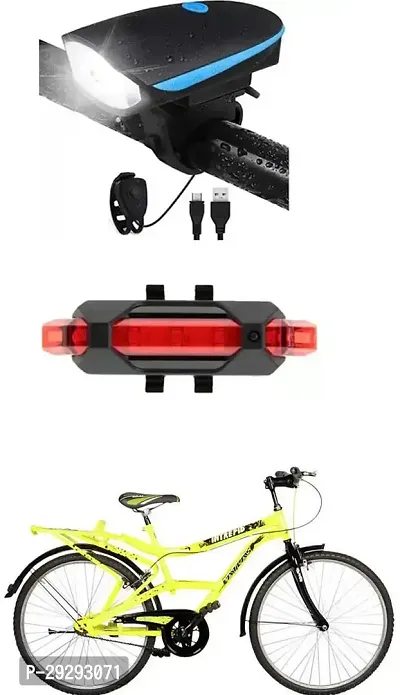 Cycle USB Rechargeable Front Cycle Light Back Tail Light-thumb0