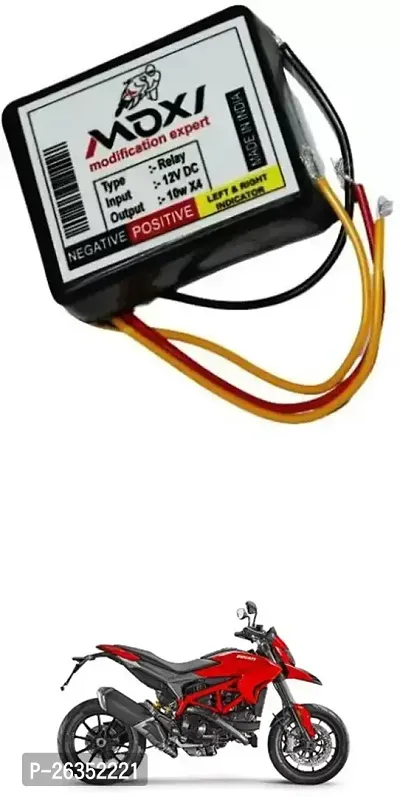 E-Shoppe Front Rear Hazard Relay Flasher Indicator Light for Ducati Hypermotard 939-thumb0