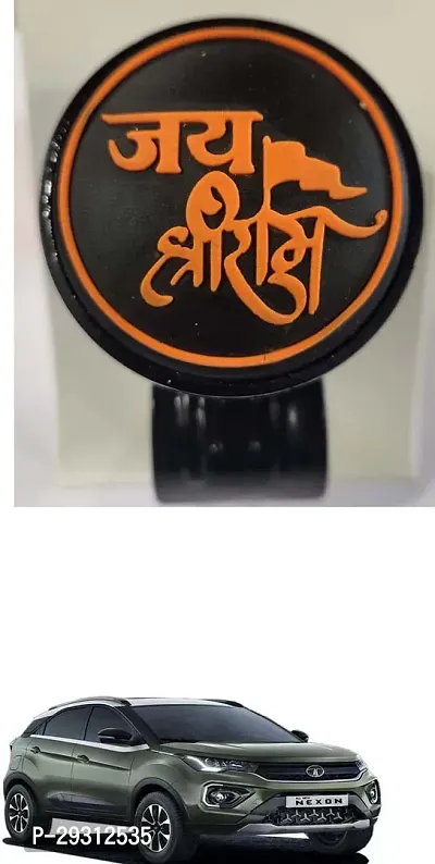 Car Steering Knob Shree Ram Black For Note E-Power