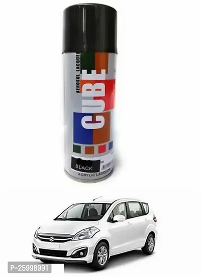 Car Spray Paint, Black (400 Ml) Easy To Use High Quality And Fast Drying Paint Shake, Car Spray Paint, Indoor, Outdoor Suitable For Ertiga