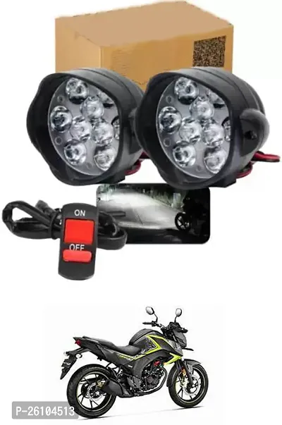 E-Shoppe 9 Led Fog Light For Honda CB Hornet 160