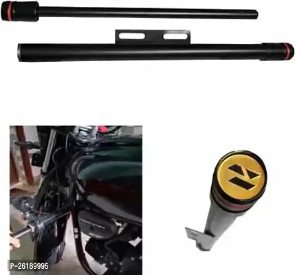 E-Shoppe Stylish Heavy Single Rod Open Leg Guard For Mahindra Centuro NXT-thumb2