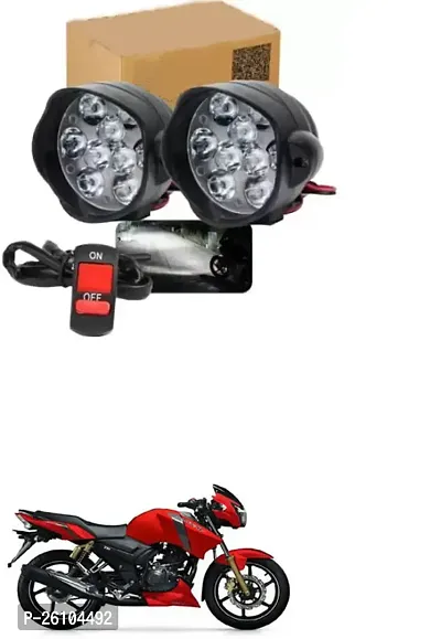 E-Shoppe 9 Led Fog Light For TVS Apache RTR 160