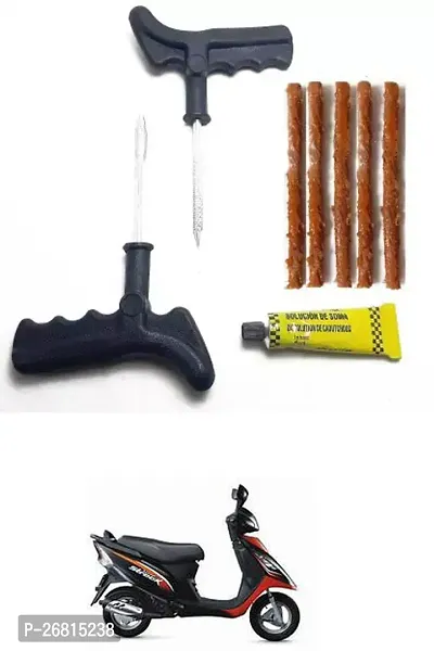 E-Shoppe New Heavy Quality Puncture Kit With 5 Strip For TVS Scooty Streak