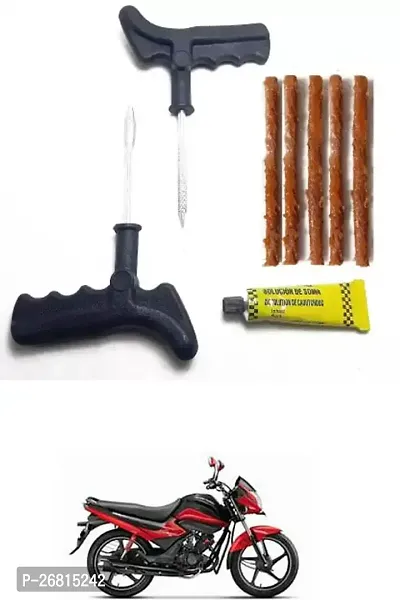 E-Shoppe New Heavy Quality Puncture Kit With 5 Strip For Hero Splendor I Smart