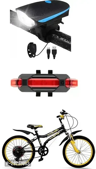 Cycle USB Rechargeable Front Cycle Light Back Tail Light-thumb0