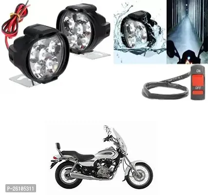 E-Shoppe 6 Led Fog Light For Bajaj Avenger 220 Cruise