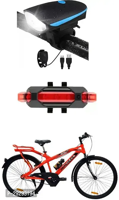 Cycle USB Rechargeable Front Cycle Light Back Tail Light-thumb0