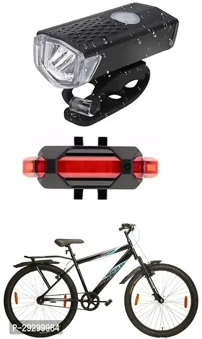 New Cycle Horn with USB Rechargeable Cycle Red Tail Light For Wildrock IC with Suspension Cycle-thumb0