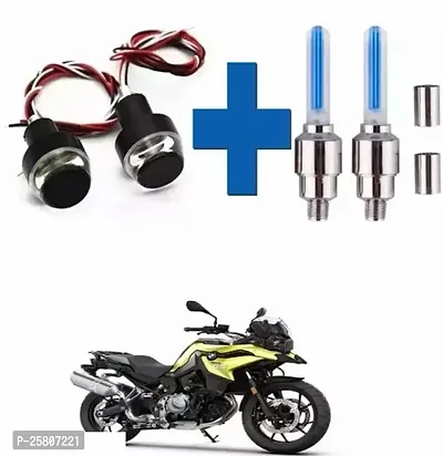 Enterprises Bike Handle Light And Flashing Magic Tyre Wheel Light For BMW F 750 GS