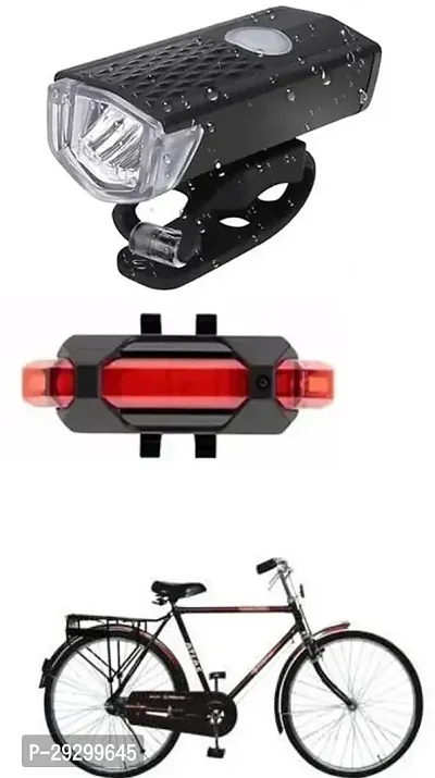 New Cycle Horn with USB Rechargeable Cycle Red Tail Light For Regal 5560 Cm Cycle