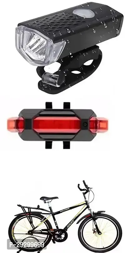 New Cycle Horn with USB Rechargeable Cycle Red Tail Light For VOLTAGE 26T Cycle