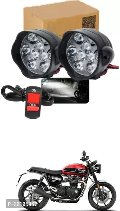 E-Shoppe 9 Led Fog Light For Triumph Speed Twin-thumb0