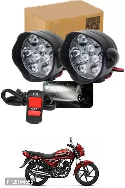 E-Shoppe 9 Led Fog Light For Honda Dream Neo