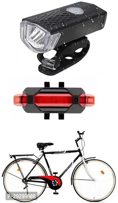 New Cycle Horn with USB Rechargeable Cycle Red Tail Light For Leader Newton 26T SLR Cycle-thumb0