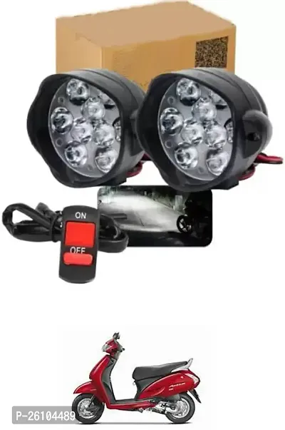 E-Shoppe 9 Led Fog Light For Honda Activa i