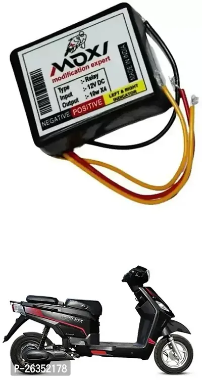 E-Shoppe Front Rear Hazard Relay Flasher Indicator Light for Hero Electric NYX-thumb0