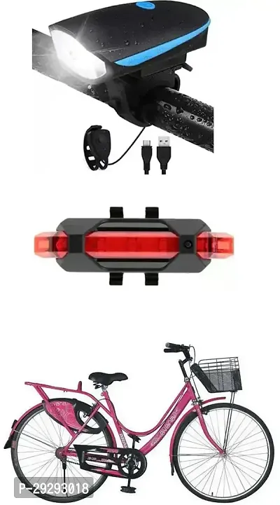 Cycle USB Rechargeable Front Cycle Light Back Tail Light