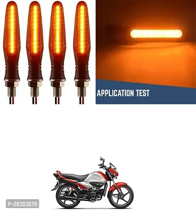 E-Shoppe High Quality Bike Yellow Indicator Light For Hero MotoCorp Splendor iSmart-thumb0