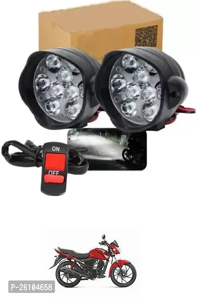 E-Shoppe 9 Led Fog Light For Suzuki Sling Shot Plus-thumb0