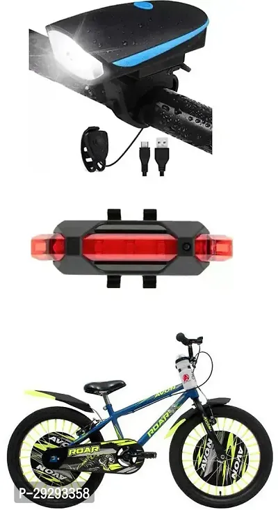 Cycle USB Rechargeable Front Cycle Light Back Tail Light-thumb0