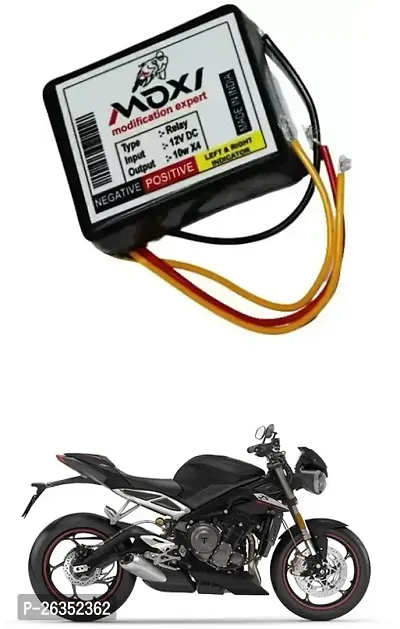 E-Shoppe Front Rear Hazard Relay Flasher Indicator Light for Triumph Street Triple RS