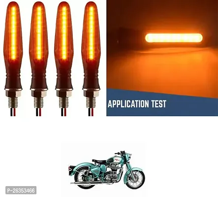 E-Shoppe High Quality Bike Yellow Indicator Light For Royal Enfield Bullet 350