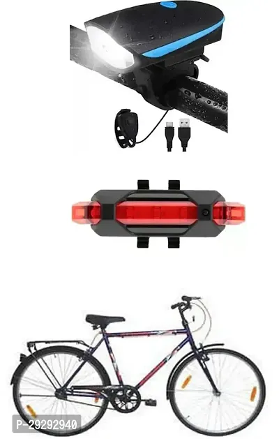 Cycle USB Rechargeable Front Cycle Light Back Tail Light-thumb0